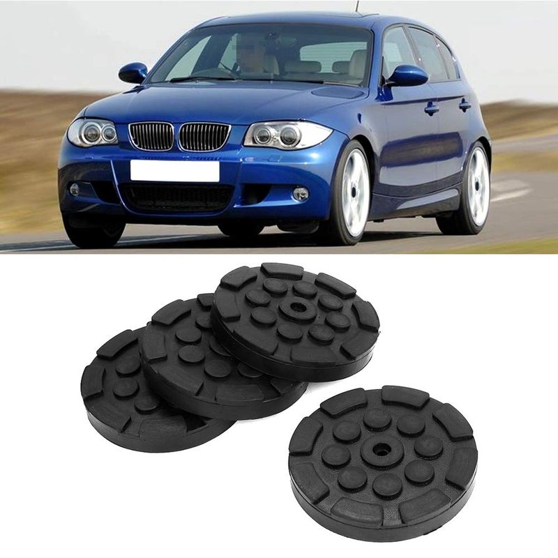 Suuonee 4PCS Round Rubber Arm Pads for Car Lifting Jack Stands and Floor Jacks Universal Fit Auto Truck SUV Weight Distribution Accessories - Image 2